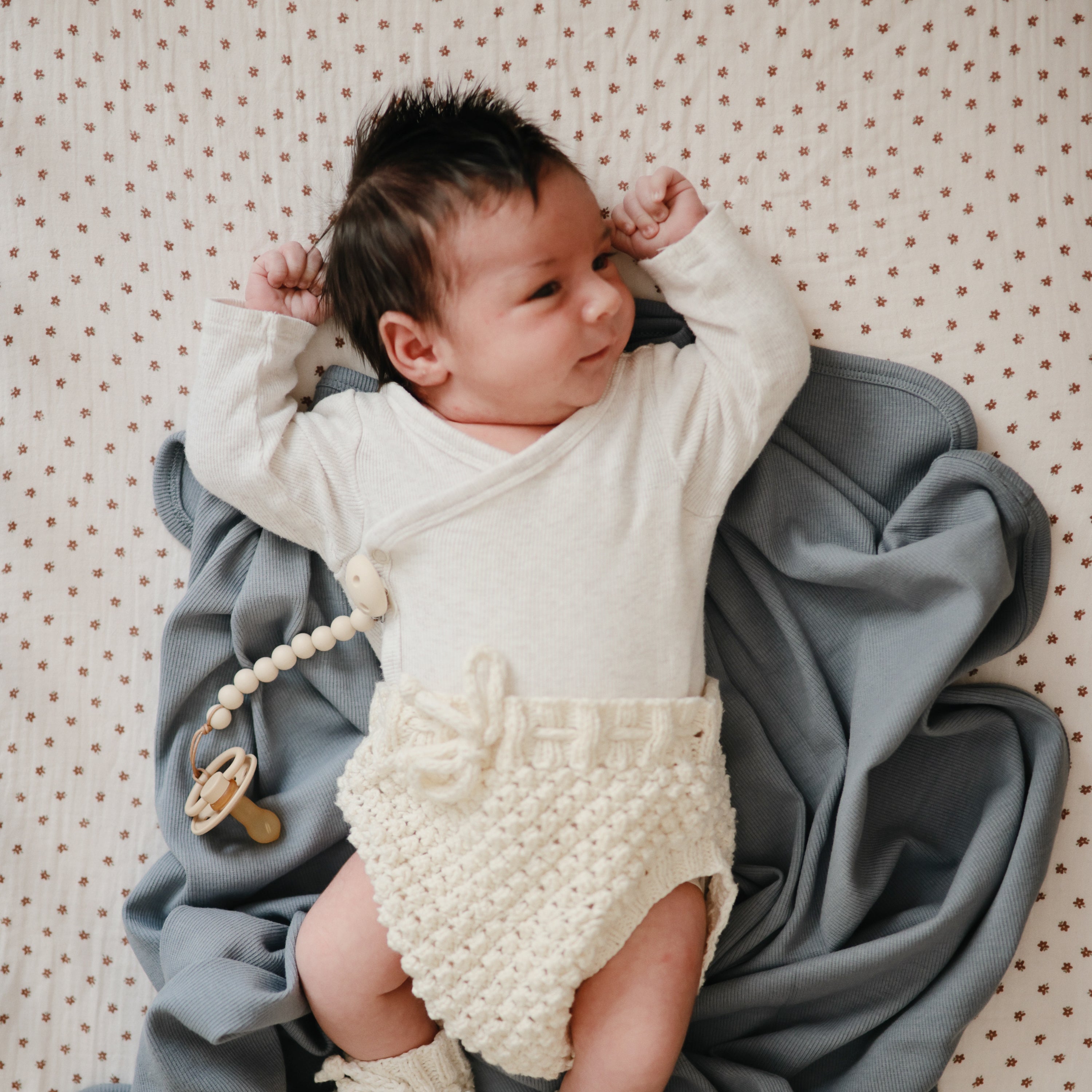 Image of Ribbed Baby Blanket